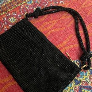Jeweled Black Purse crystal